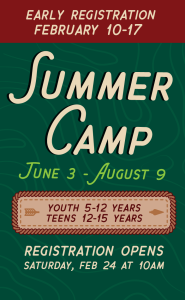 Early Registration for Summer Camp Parks and Recreation 2024